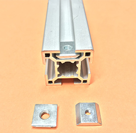 Porca Quadrada Chanfrada para Canal de 8 mm